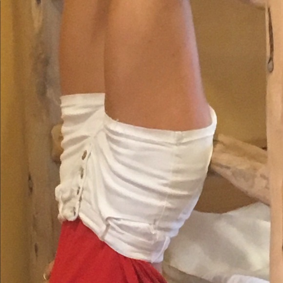 abercrombie kids Pants - Abercrombie Kids white jean shorts abercrombie kids Pants - Abercrombie Kids white jean shorts